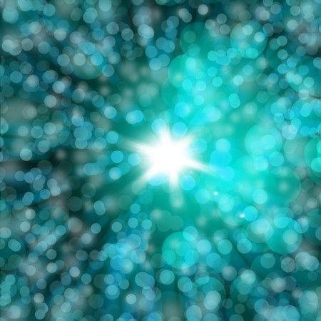 Abstract of Star and light Bokehの写真素材