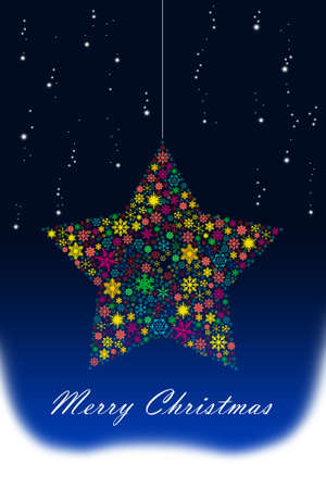Christmas starの写真素材