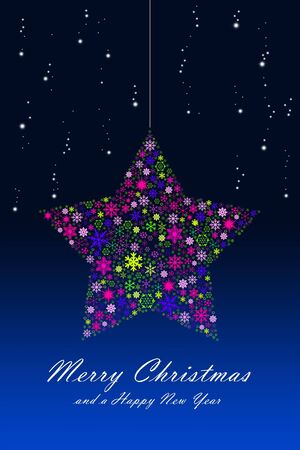 Christmas starの写真素材