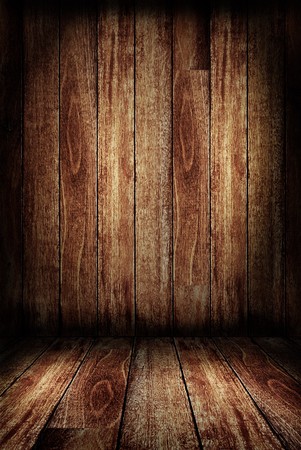Decorate wood wall and wooden floor の写真素材