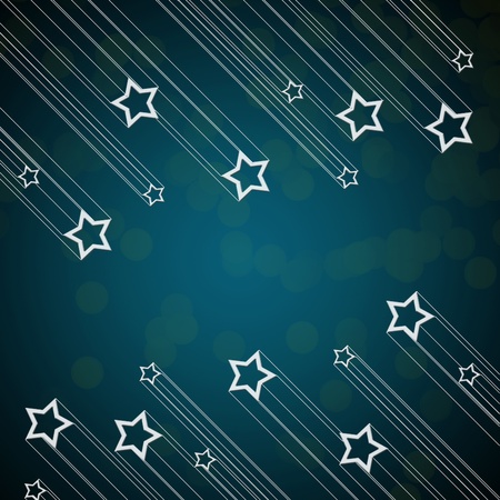 Christmas rising starの写真素材