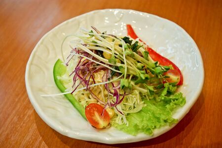 Salad in Japanese styleの写真素材
