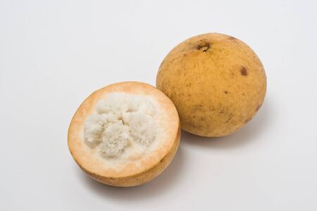 Santol on white background, Isolatedの写真素材