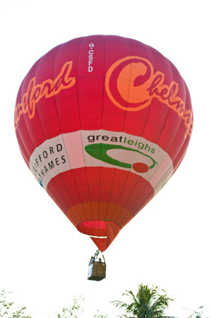 CHIANG MAI, THAILAND - NOV 26 : Balloon floating to sky during Thailand interantional balloon festival 2011 at Prince Royal's college in Chiang Mai, Thailand on Nov 26, 2011.のeditorial素材