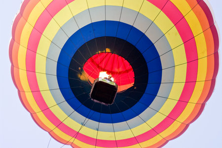 CHIANG MAI, THAILAND - NOV 27 : Balloon floating to sky during Thailand interantional balloon festival 2011 at Prince Royal's college in Chiang Mai, Thailand on Nov 27, 2011.のeditorial素材