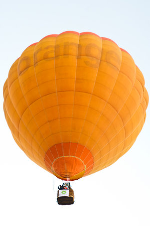CHIANG MAI, THAILAND - NOV 27 : Balloon floating to sky during Thailand interantional balloon festival 2011 at Prince Royal's college in Chiang Mai, Thailand on Nov 27, 2011.のeditorial素材