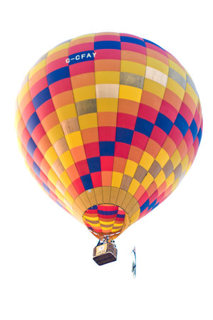CHIANG MAI, THAILAND - NOV 27 : Balloon floating to sky during Thailand interantional balloon festival 2011 at Prince Royal's college in Chiang Mai, Thailand on Nov 27, 2011.のeditorial素材