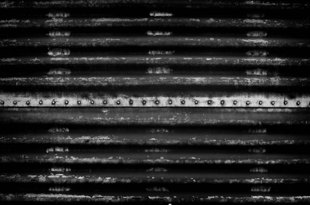 Grunge metal wall background, Detain conceptの写真素材