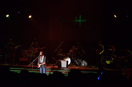 BANGKOK, THAILAND  NOV 18 : Joe  Nuvo or Jirayut Wattanasin Christian singer singing and show in Crossover Live  Concert on 18 November 2012 at Bangkok Christian College, Bangkok, Thailandのeditorial素材
