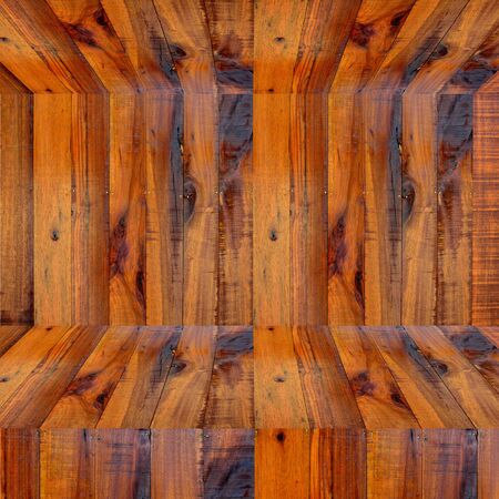 Blank wooden shelf, Texture backgroundの写真素材