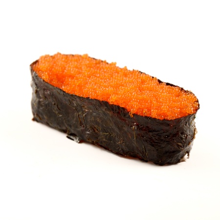 Sushi isolated on white backgroundの写真素材
