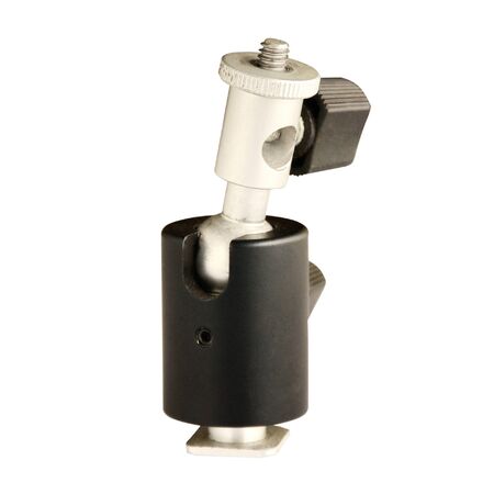 Tri pod head for fitting the external flash, Photography accessories tool の写真素材