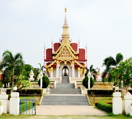 The Udonthani city pillar shrine,Udonthani, Thailandの写真素材