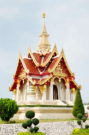 The Udonthani city pillar shrine,Udonthani, Thailandの写真素材