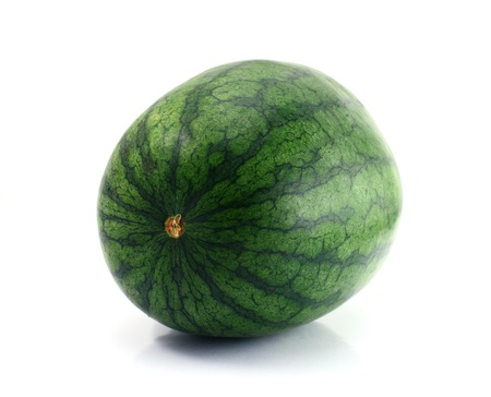 Watermelon isolated on white background, Studio shotの写真素材