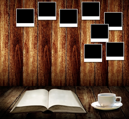 Relax with coffee and good memoriesの写真素材
