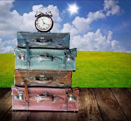 Time to visit your home conceptの写真素材