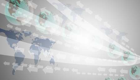 World Digital Technology concept backgroundの写真素材