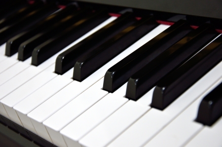 Piano keys background, Classical instrumentの写真素材