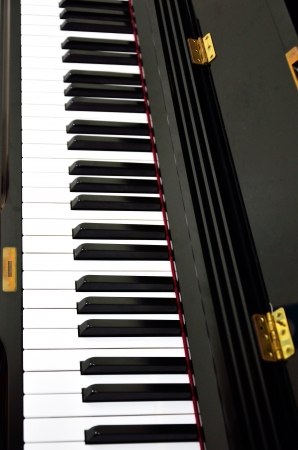 Piano keys background, Classical instrumentの写真素材