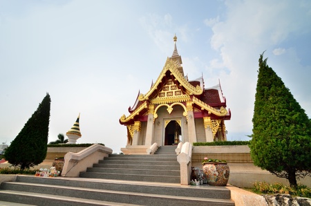 The Udonthani city pillar shrine, Famous place to travel at Udonthani, Thailandの写真素材