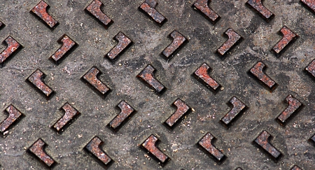 Rust on steel plate backgroundの写真素材