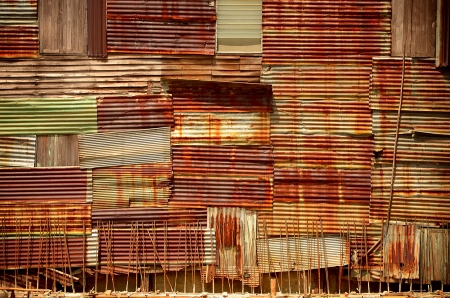 Grunge rust and wooden wall, Texture backgroundの写真素材