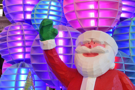 Santa Claus model for decorate Christmas timeの写真素材