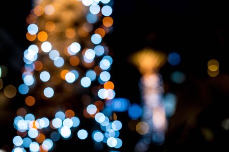Abstract colorful lighting bokeh background
