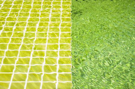 Swimming pool with water ripple