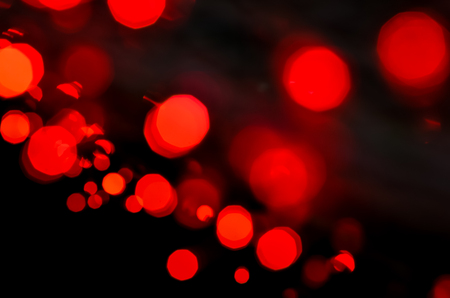 Colorful Bokeh light background, Christmas light decoration with defocusedの写真素材
