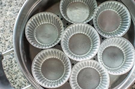 Mold for steam Thai dessertの写真素材