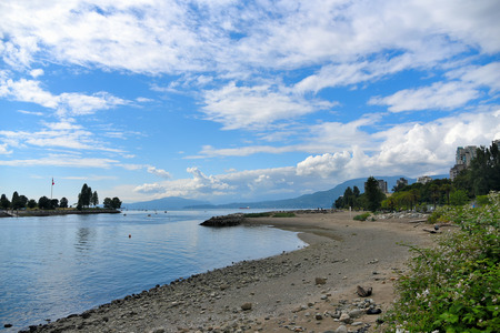Nice landscape at Fals Creek, VANCOUVER, BC, CANADAの写真素材