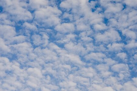 Nice clouds in blue sky, Nature background