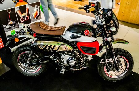 CHONBURI, THAILAND - 19 FEB 2019 : Motorcycle show in shopping mall on 16 February 2019 in Sriracha,...