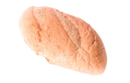 Sourdough Loaf isolated on white backgroundの写真素材