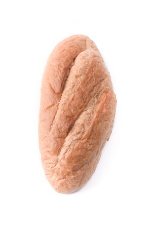 Sourdough Loaf isolated on white backgroundの写真素材
