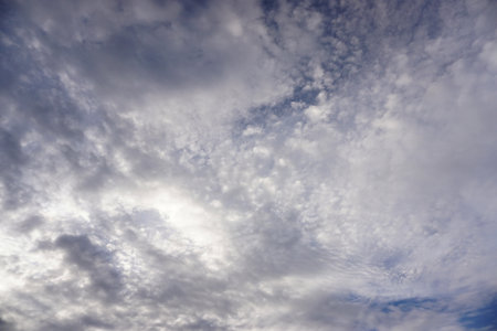 Clouds in blue sky, Nice nature backgroundの写真素材