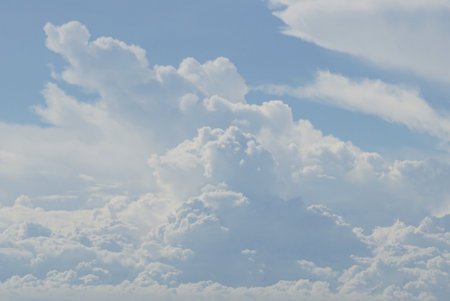 Group of clouds in sky, Nature backgroundの写真素材