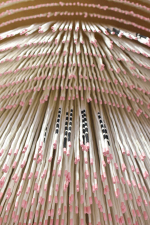 Asian mobile art hanging close up shot