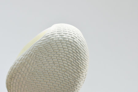 Insole of basketball shoes close up shot with white background