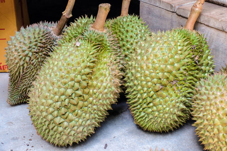 Durian in Thailand market