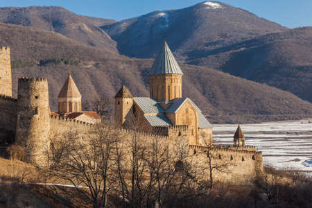 Ananuri fortress. Georgia, beautiful view