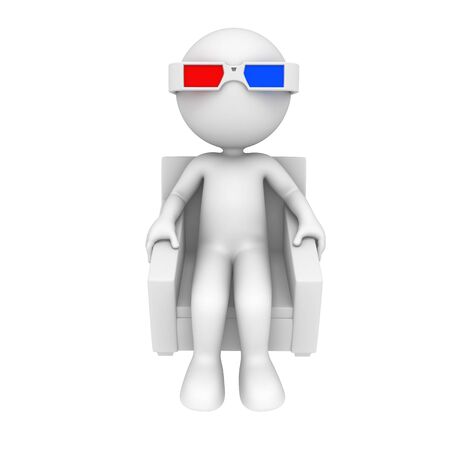 3d white peopleの写真素材
