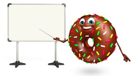 3d rendered illustration of na cartoon characterの写真素材