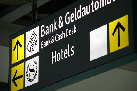 Airport informationの写真素材