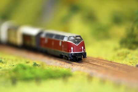 miniature trainの写真素材