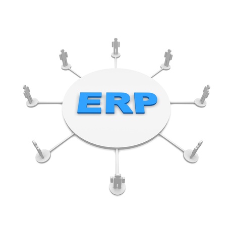 ERP wordの写真素材