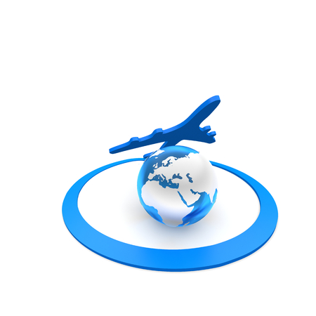 airplane onlineの写真素材