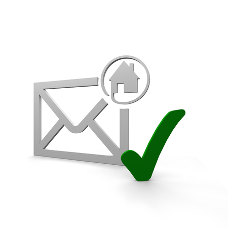 house mailの写真素材